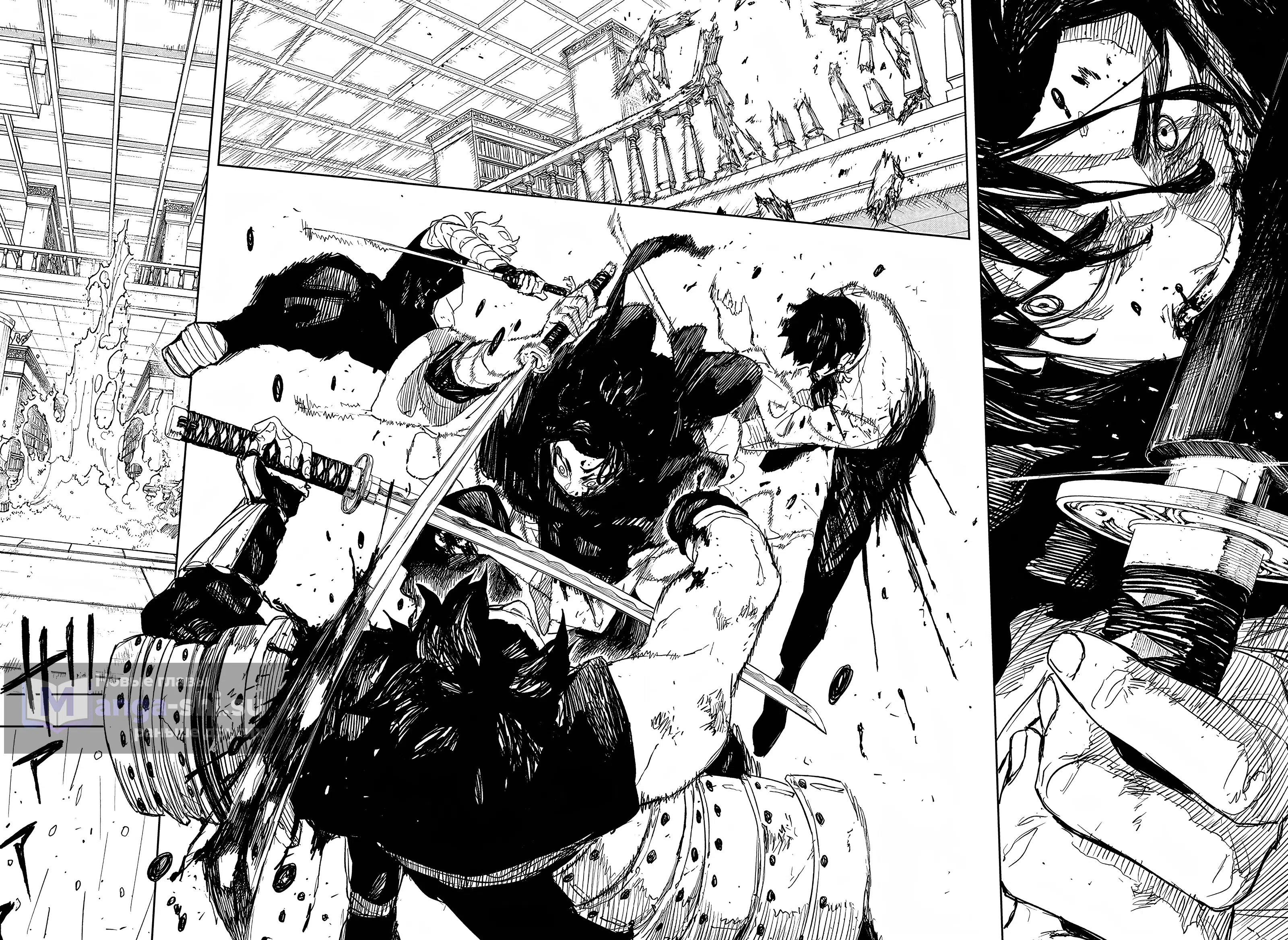 Страница 16 главы 92 манги Кагурабачи / Kagurabachi