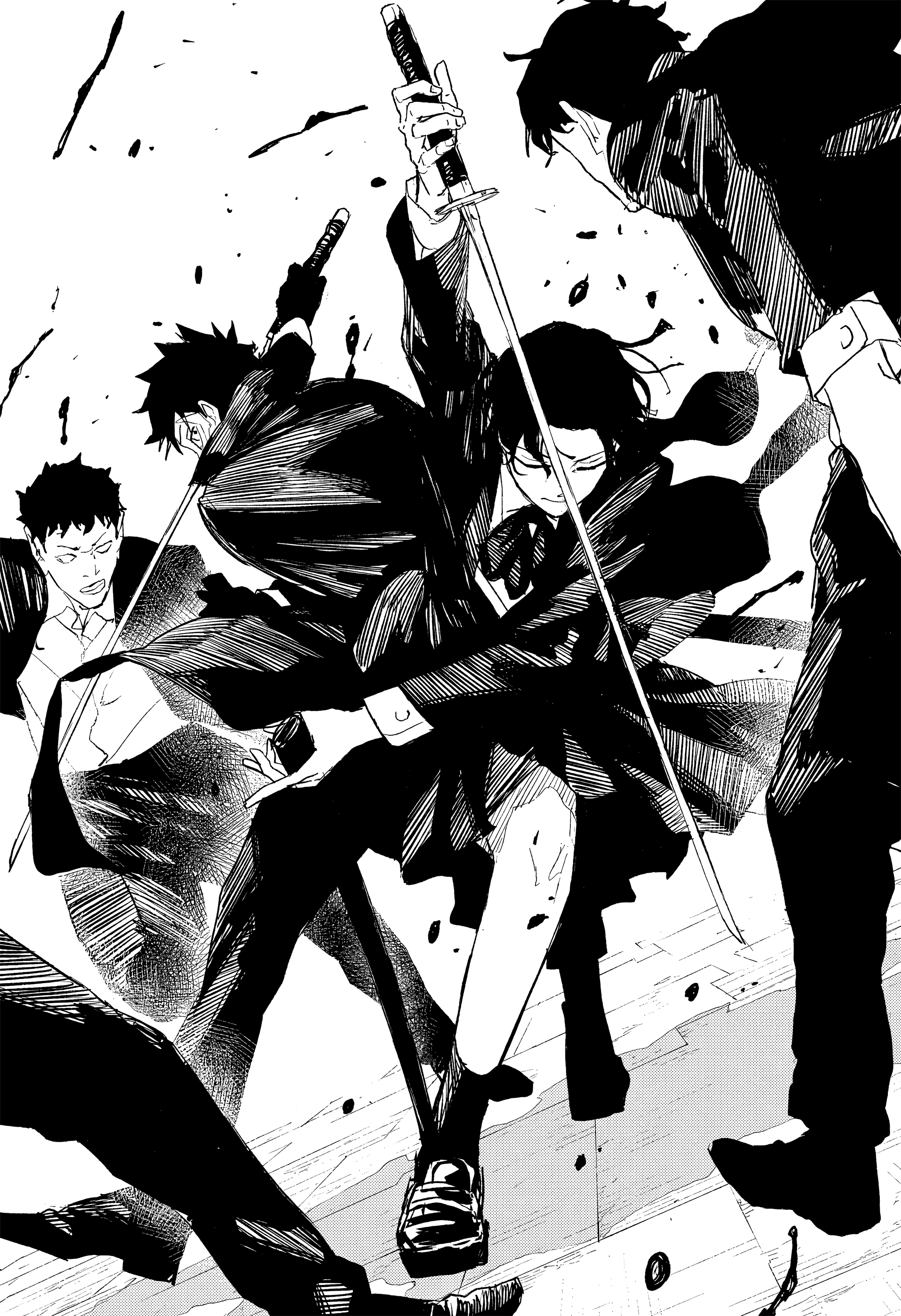 Страница 11 главы 74 манги Кагурабачи / Kagurabachi