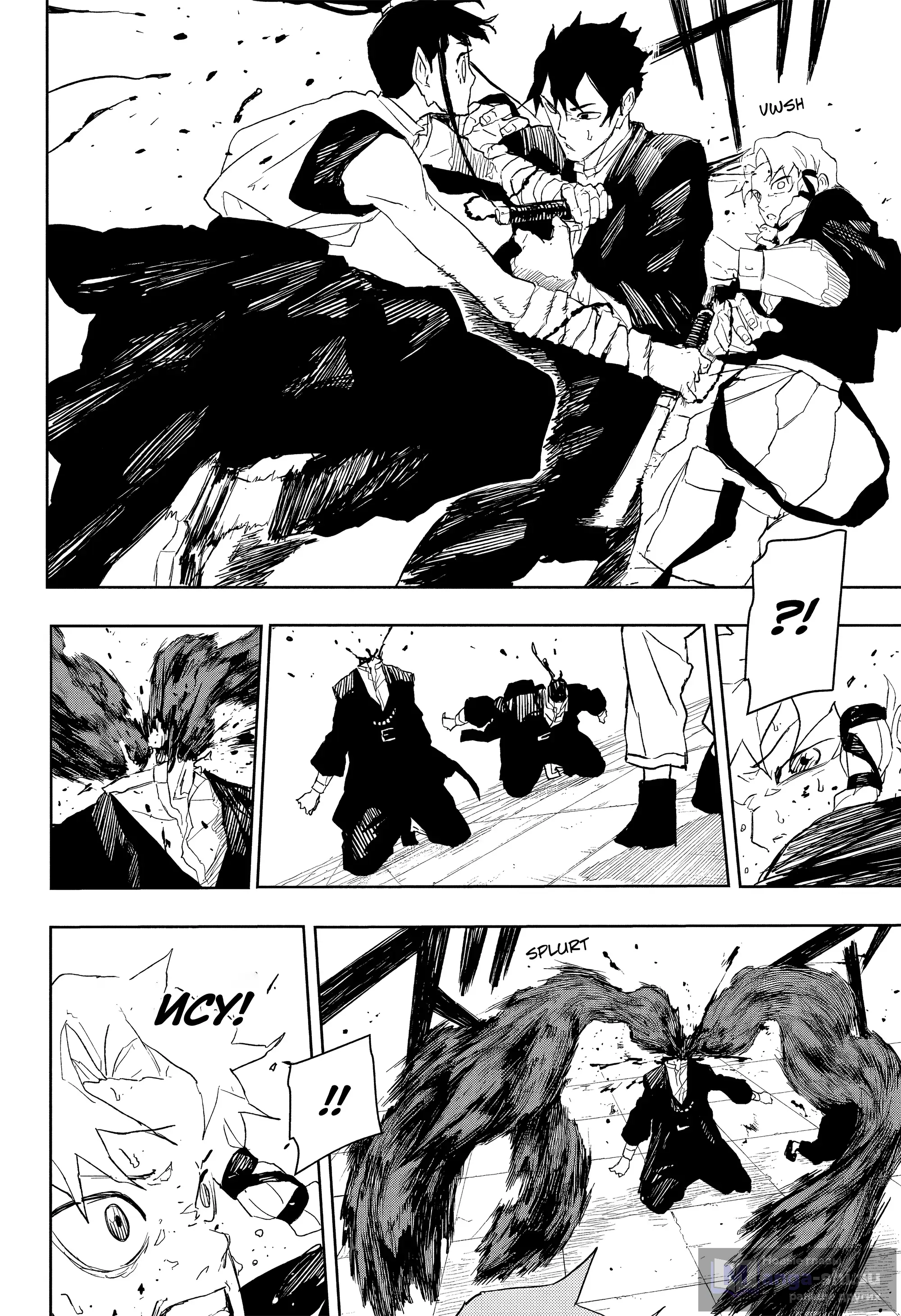 Страница 10 главы 81 манги Кагурабачи / Kagurabachi