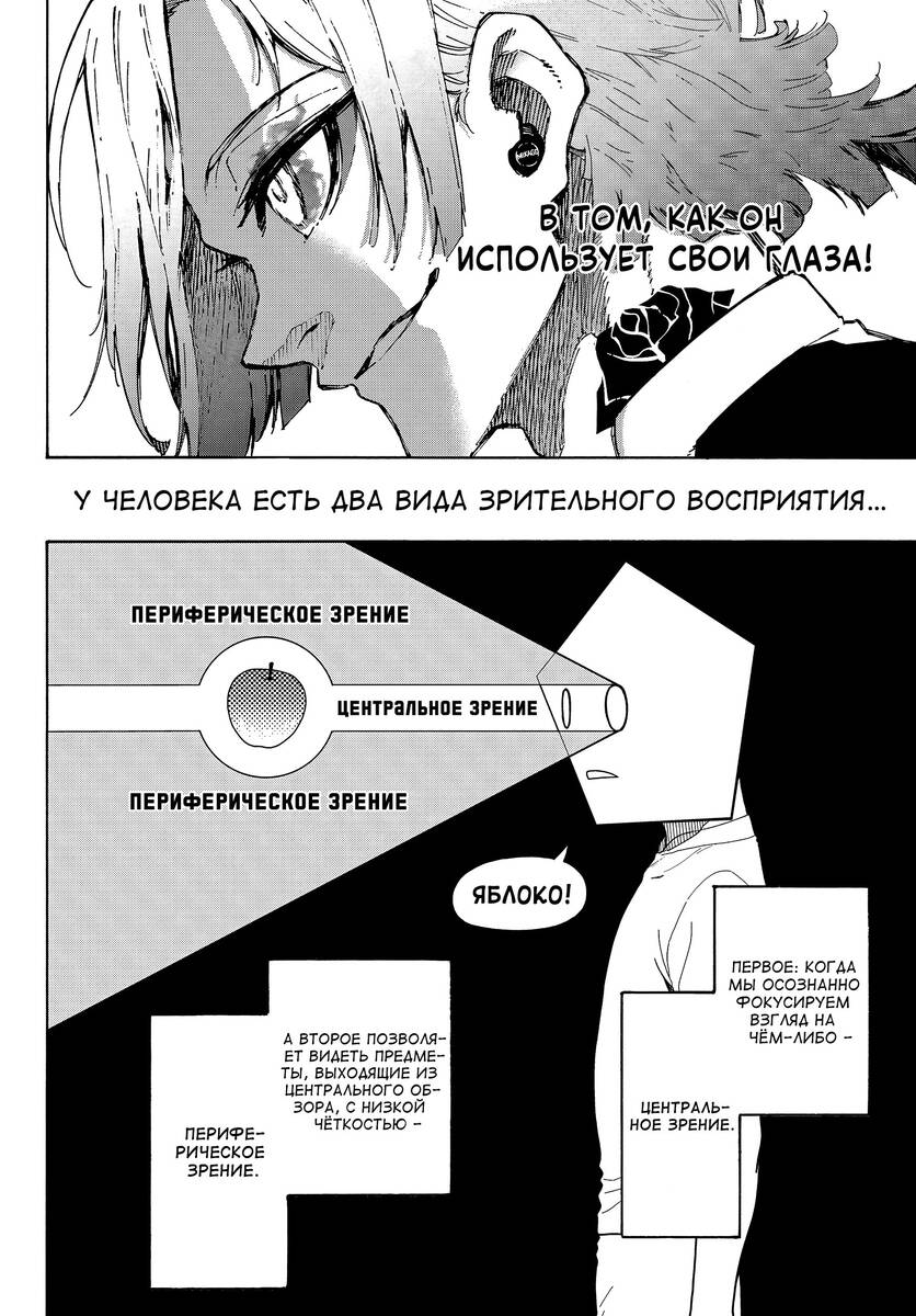 Страница 7 главы 182 манги Синяя тюрьма: Блю лок / Blue lock