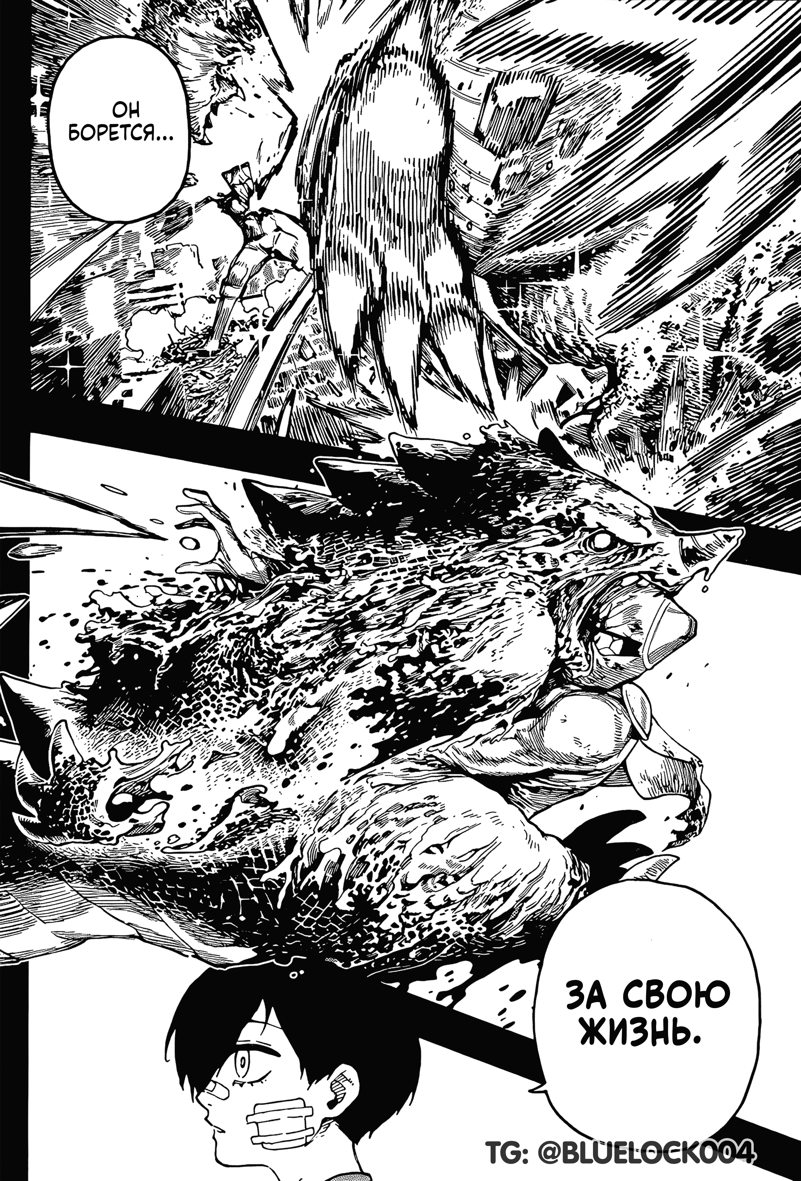 Страница 15 главы 271 манги Синяя тюрьма: Блю лок / Blue lock