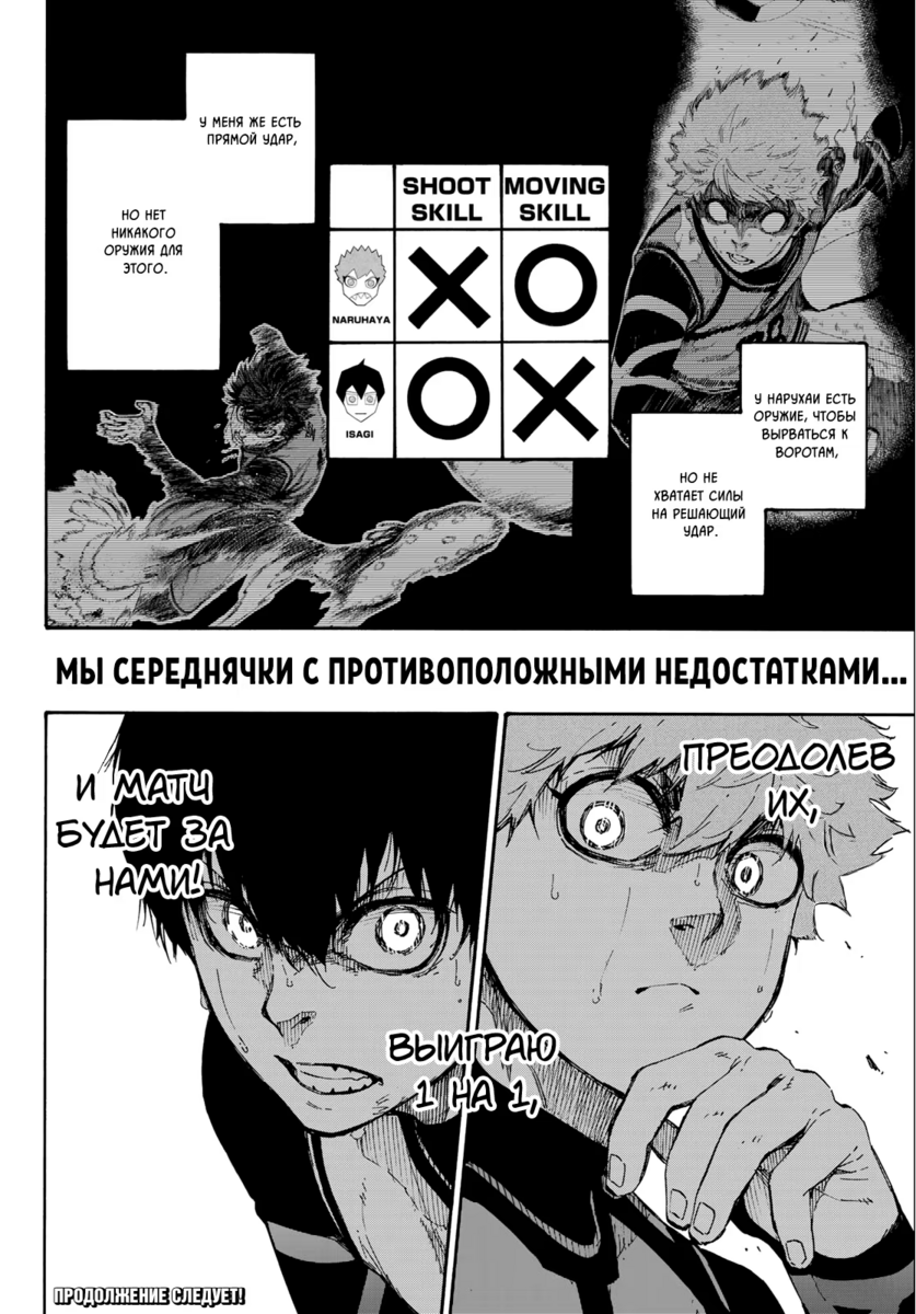 Страница 19 главы 52 манги Синяя тюрьма: Блю лок / Blue lock