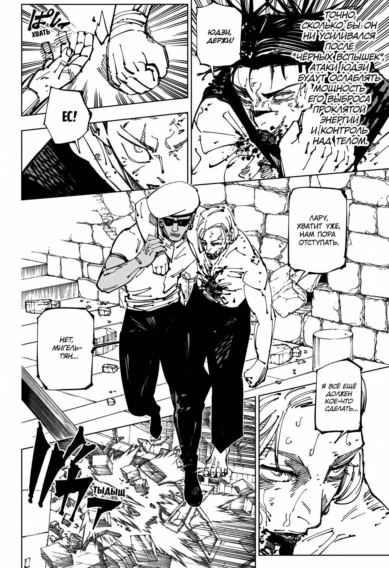 Страница 14 главы 256 манги Магическая битва / Jujutsu Kaisen