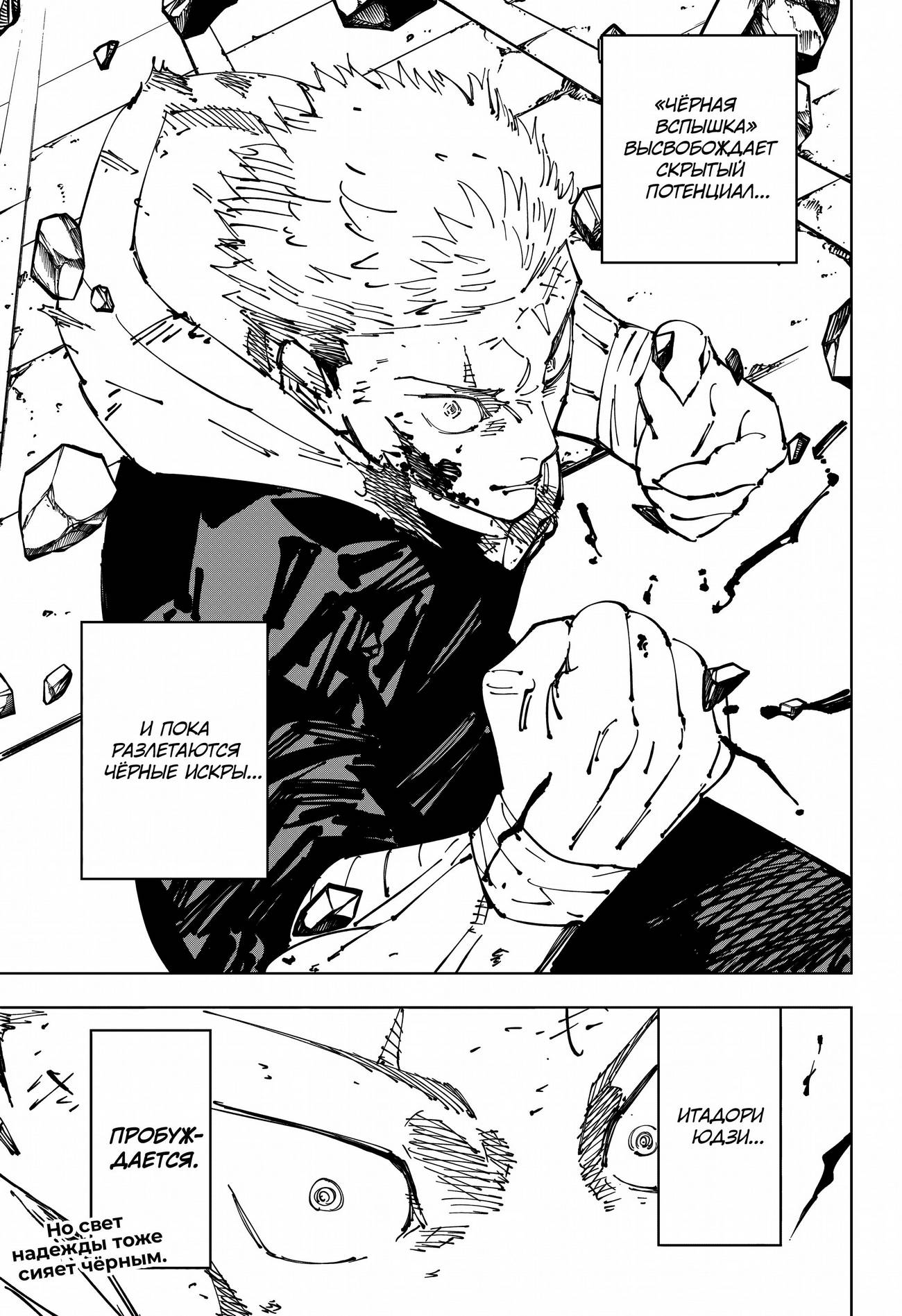 Страница 21 главы 256 манги Магическая битва / Jujutsu Kaisen