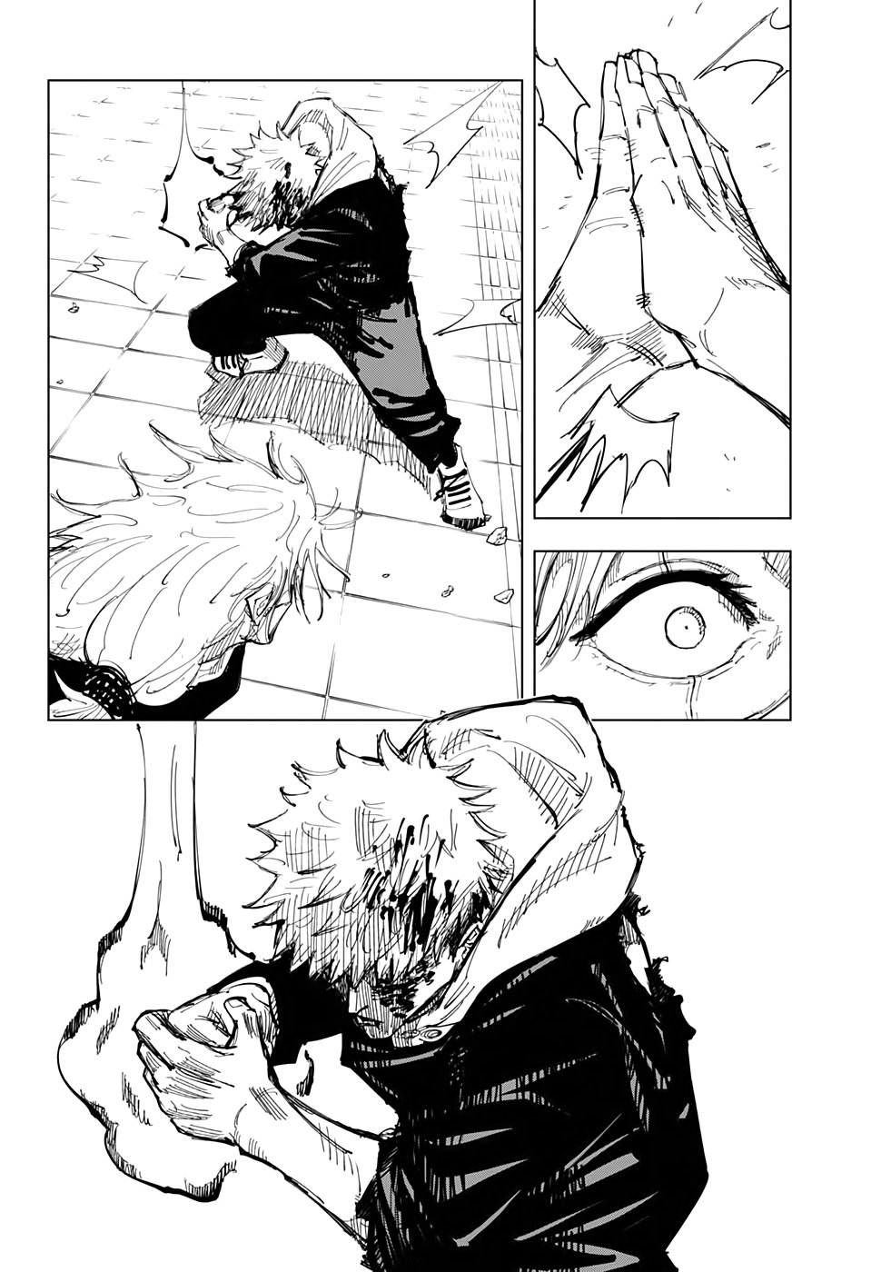 Страница 17 главы 127 манги Магическая битва / Jujutsu Kaisen