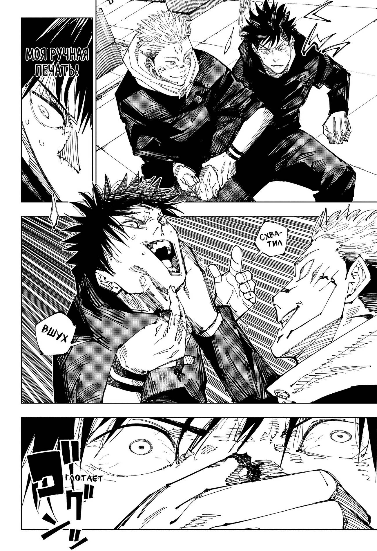 Страница 17 главы 212 манги Магическая битва / Jujutsu Kaisen
