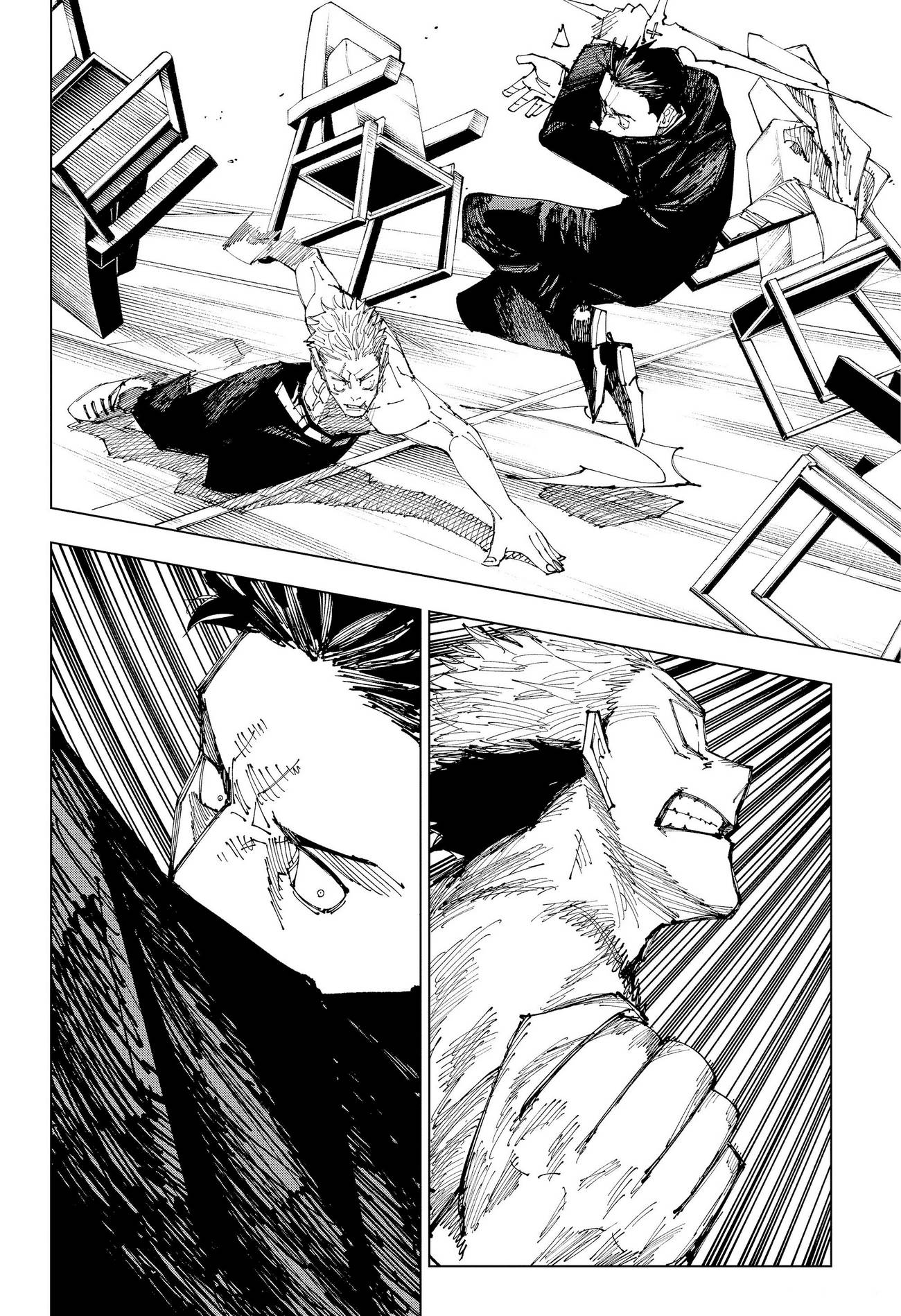 Страница 10 главы 166 манги Магическая битва / Jujutsu Kaisen