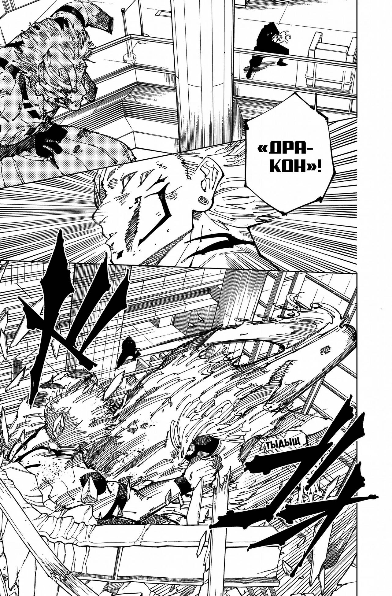 Страница 13 главы 257 манги Магическая битва / Jujutsu Kaisen