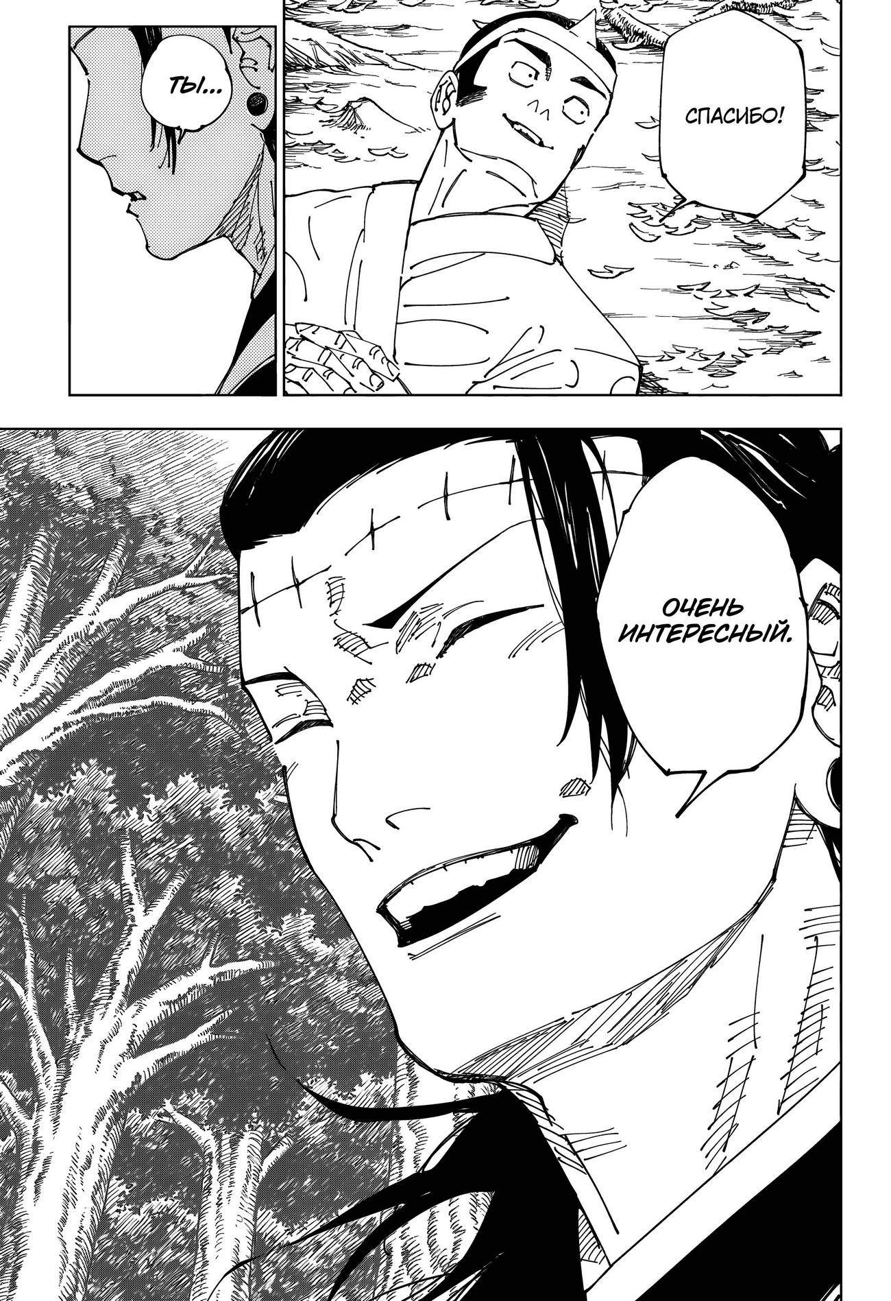 Страница 15 главы 243 манги Магическая битва / Jujutsu Kaisen