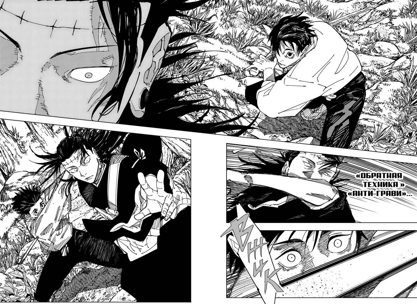 Страница 16 главы 243 манги Магическая битва / Jujutsu Kaisen
