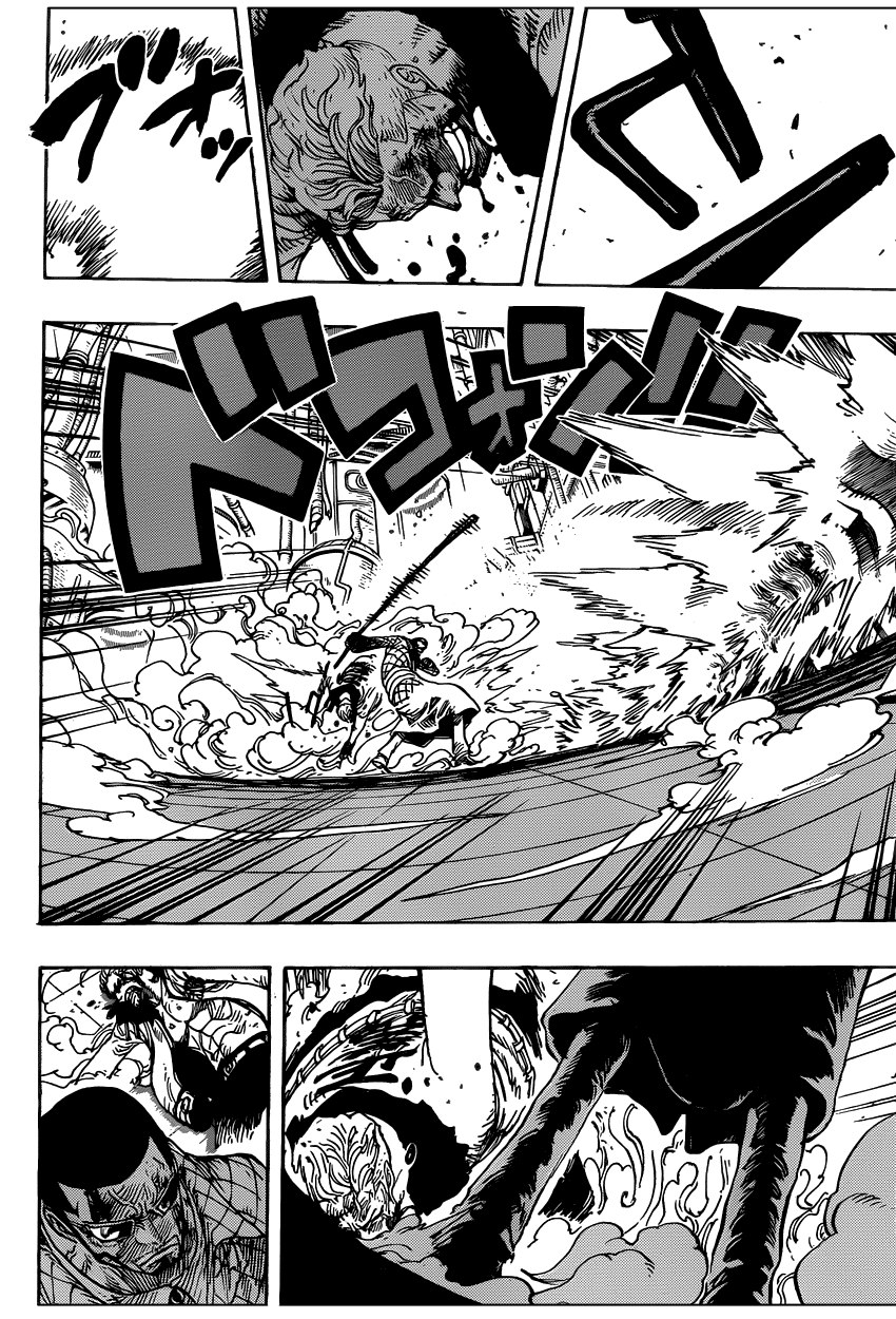 Страница 10 главы 690 манги Ван Пис / One Piece