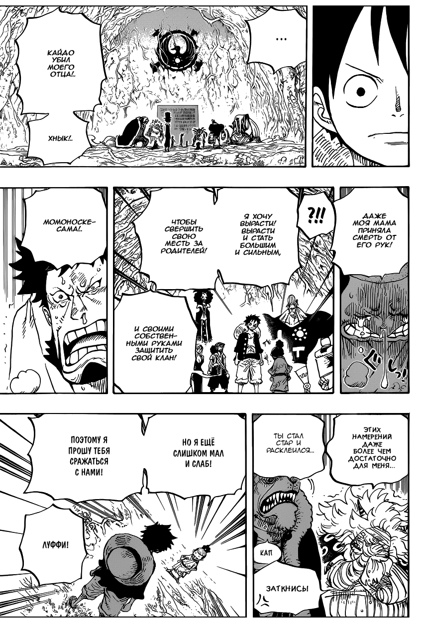 Страница 12 главы 819 манги Ван Пис / One Piece