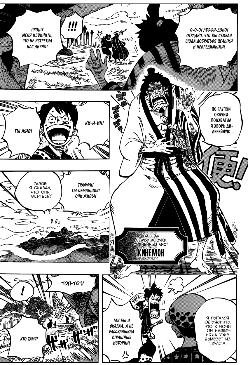 Страница 12 главы 919 манги Ван Пис / One Piece