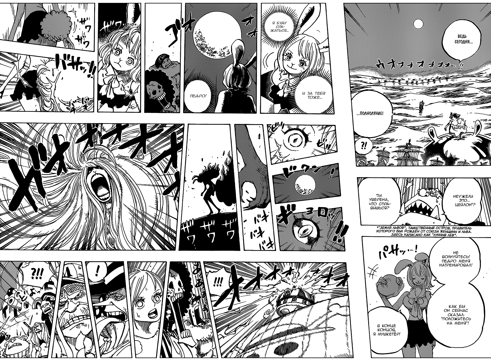 Страница 11 главы 888 манги Ван Пис / One Piece