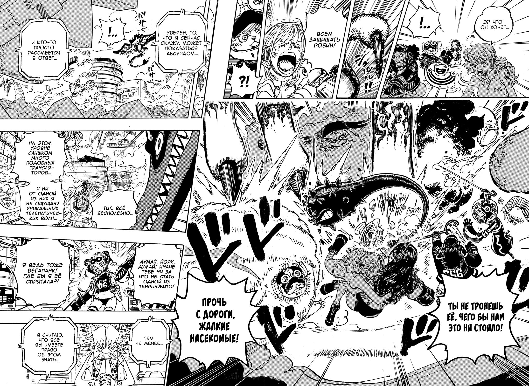 Страница 15 главы 1113 манги Ван Пис / One Piece