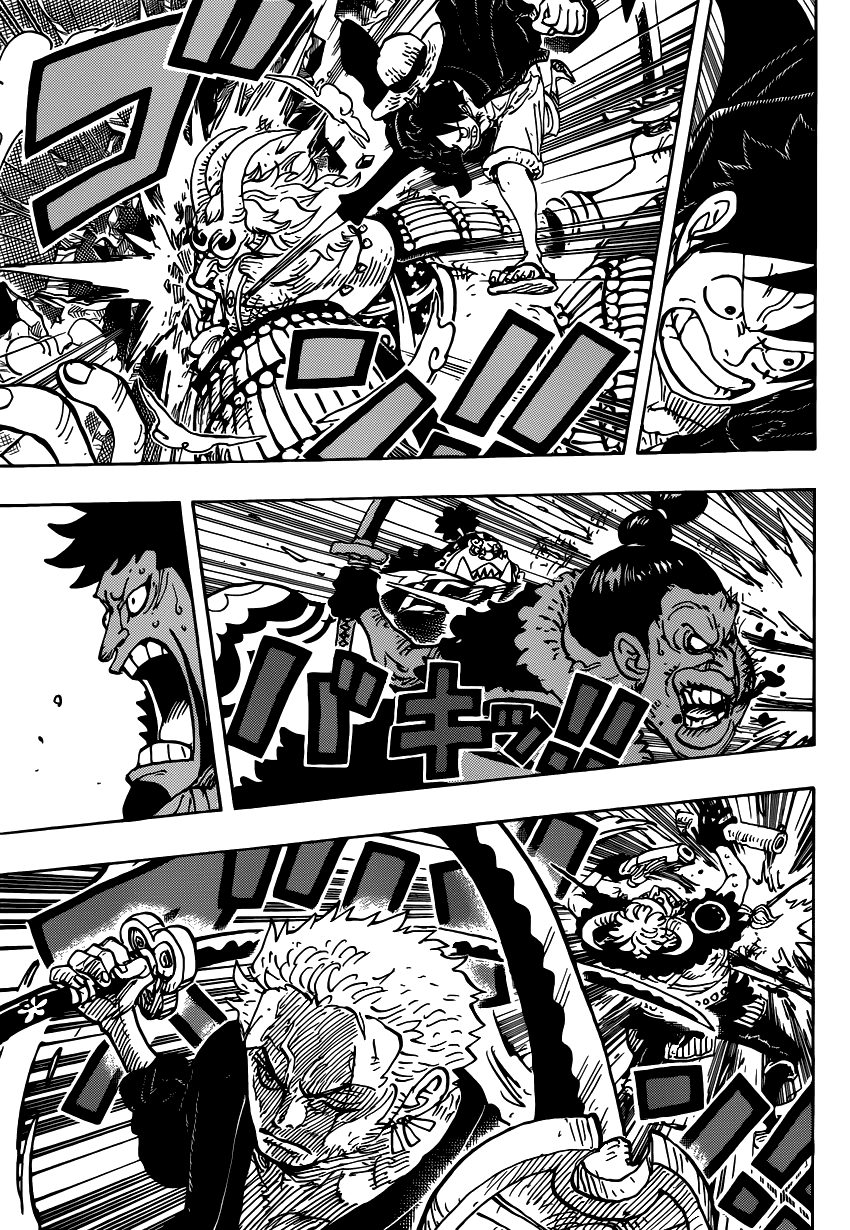 Страница 10 главы 977 манги Ван Пис / One Piece