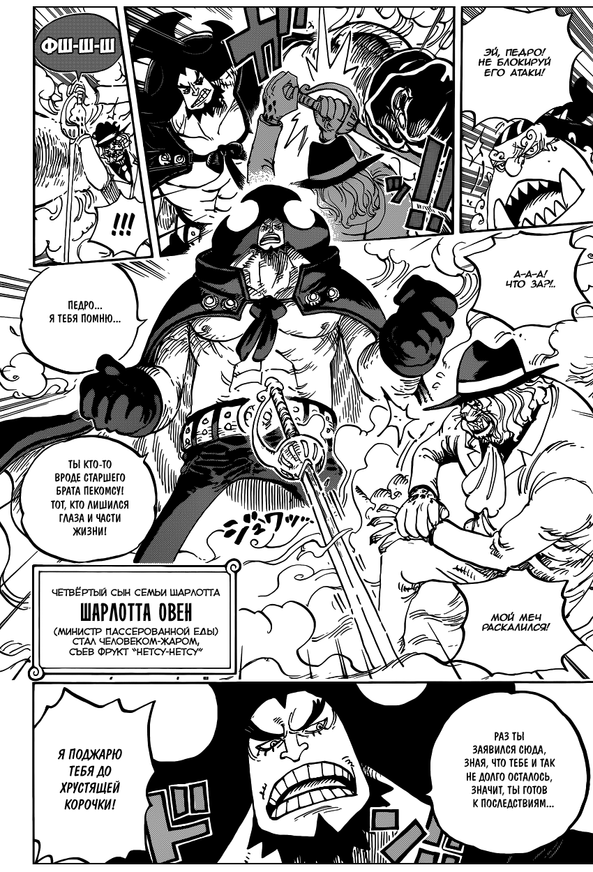 Страница 11 главы 864 манги Ван Пис / One Piece