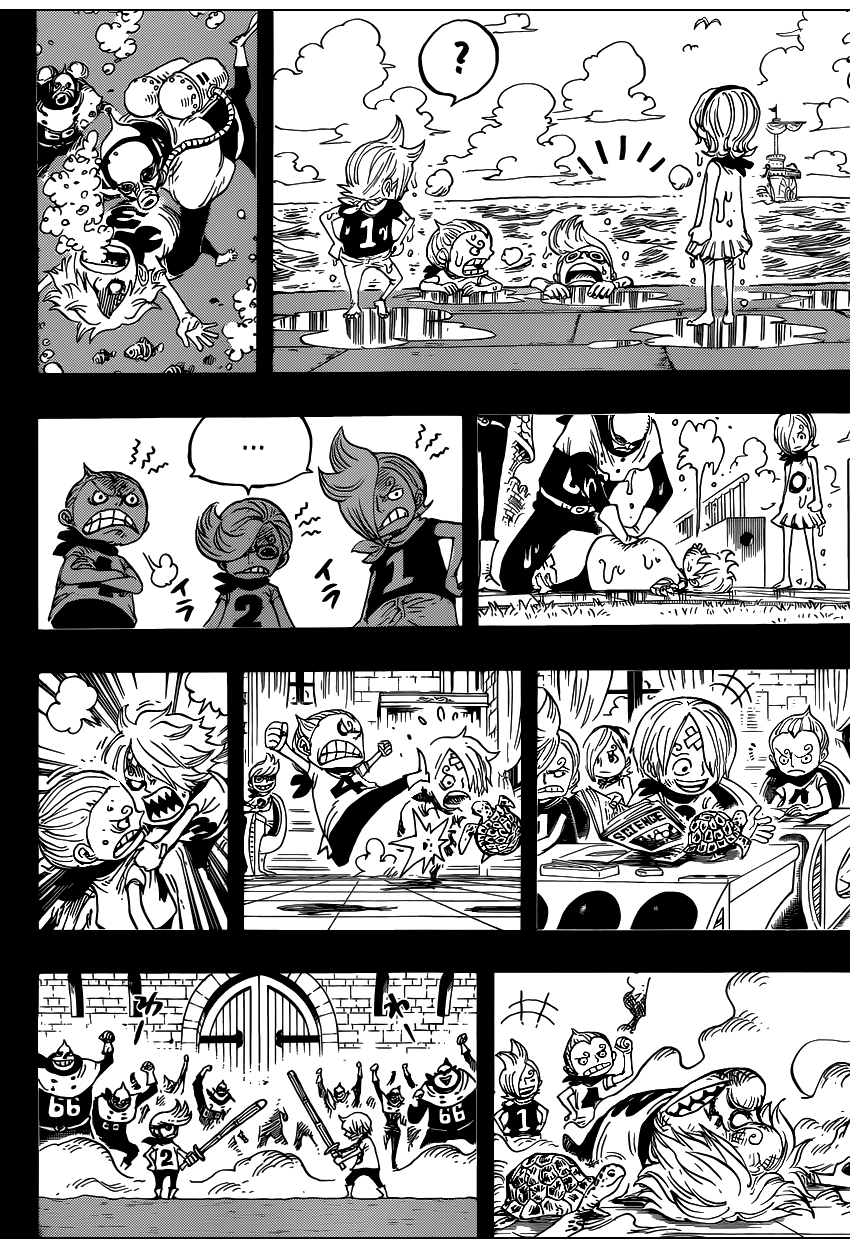 Страница 13 главы 840 манги Ван Пис / One Piece