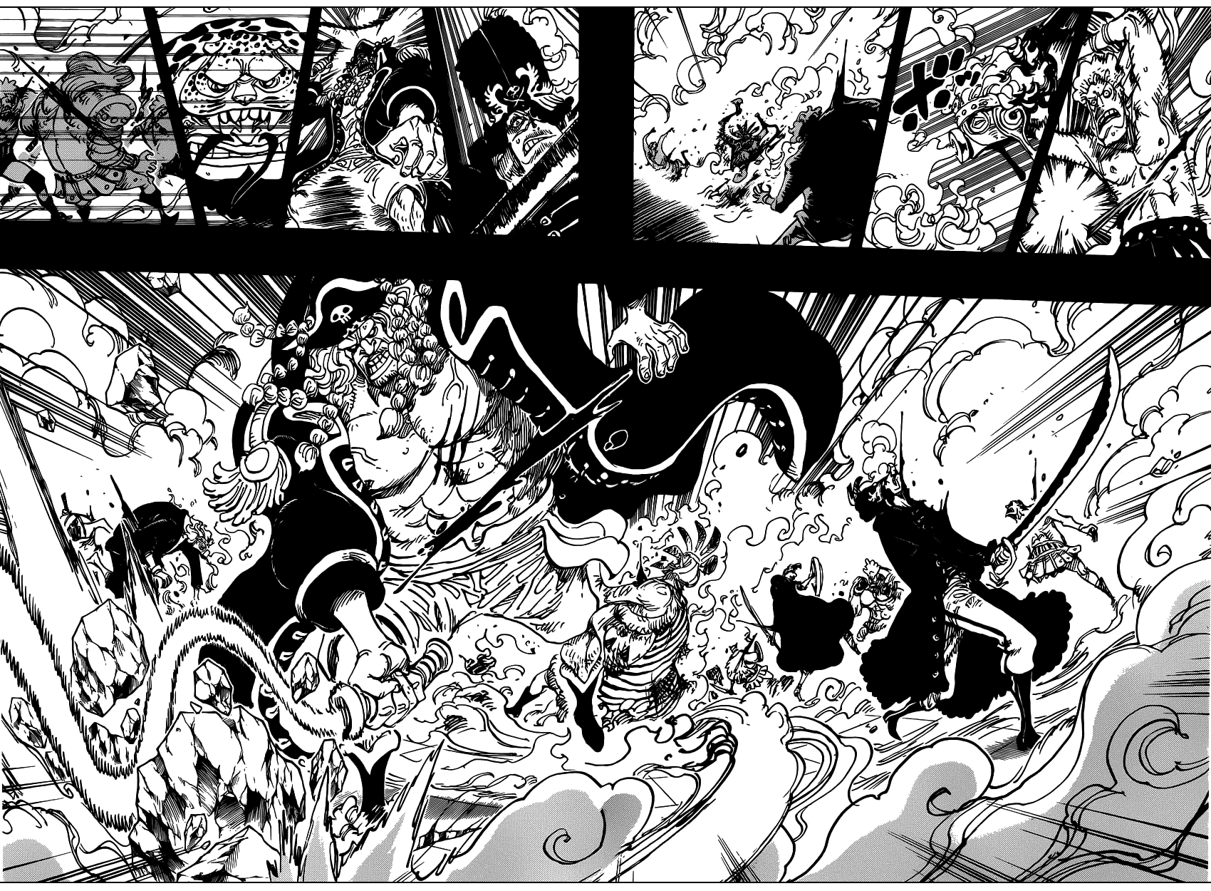 Страница 11 главы 734 манги Ван Пис / One Piece