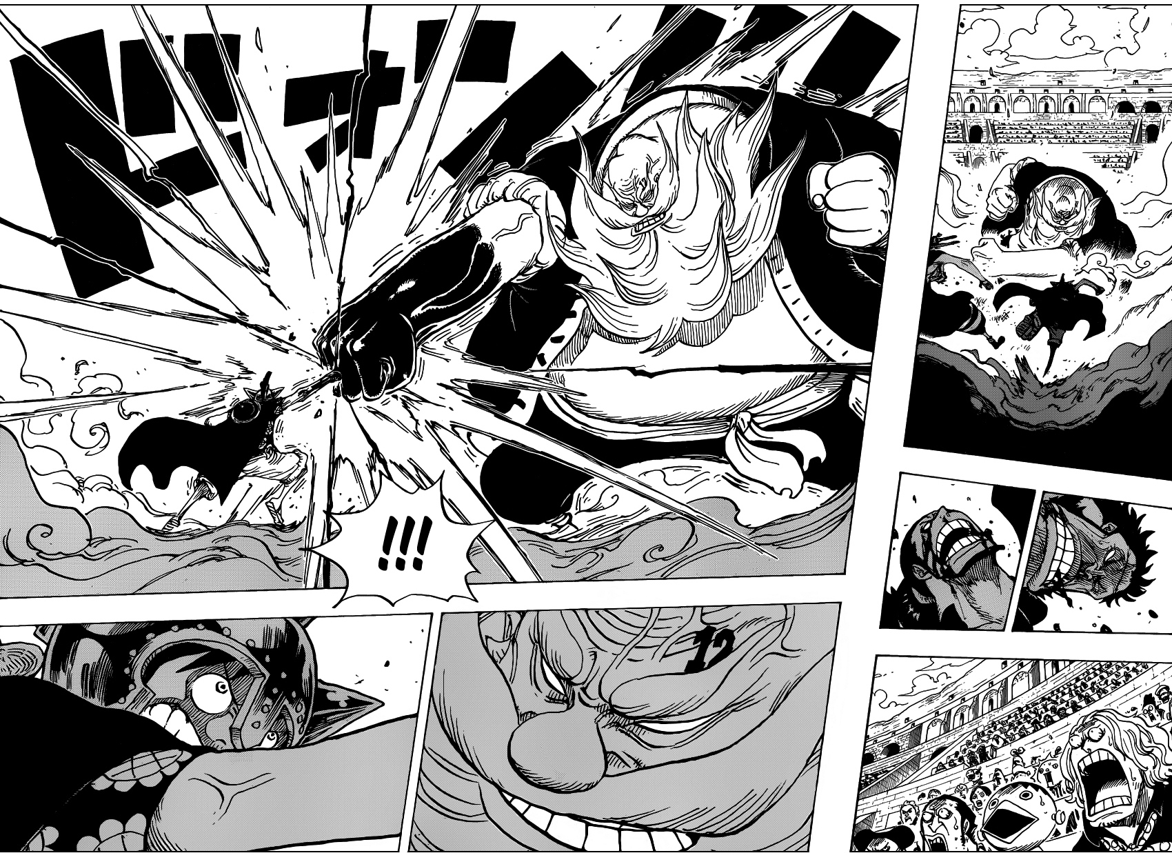 Страница 17 главы 716 манги Ван Пис / One Piece