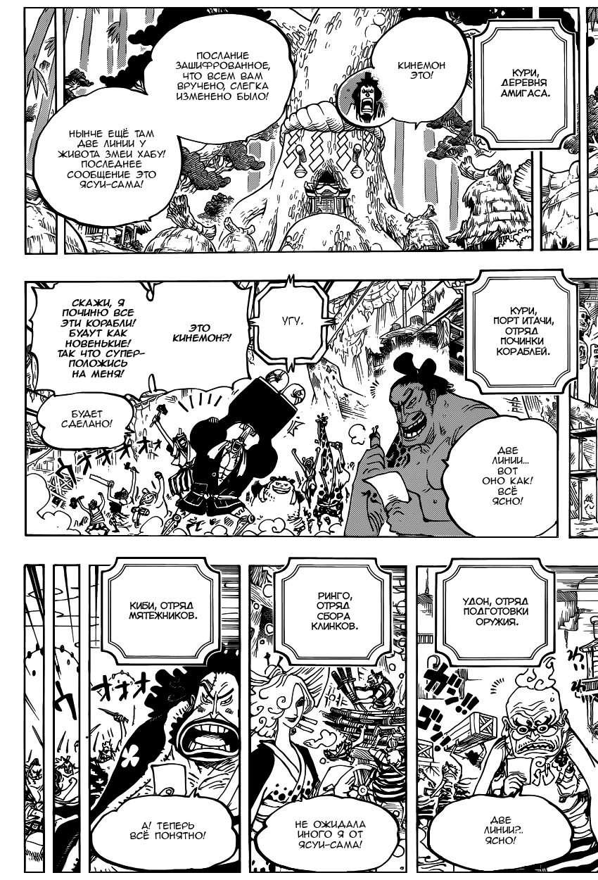 Страница 8 главы 954 манги Ван Пис / One Piece