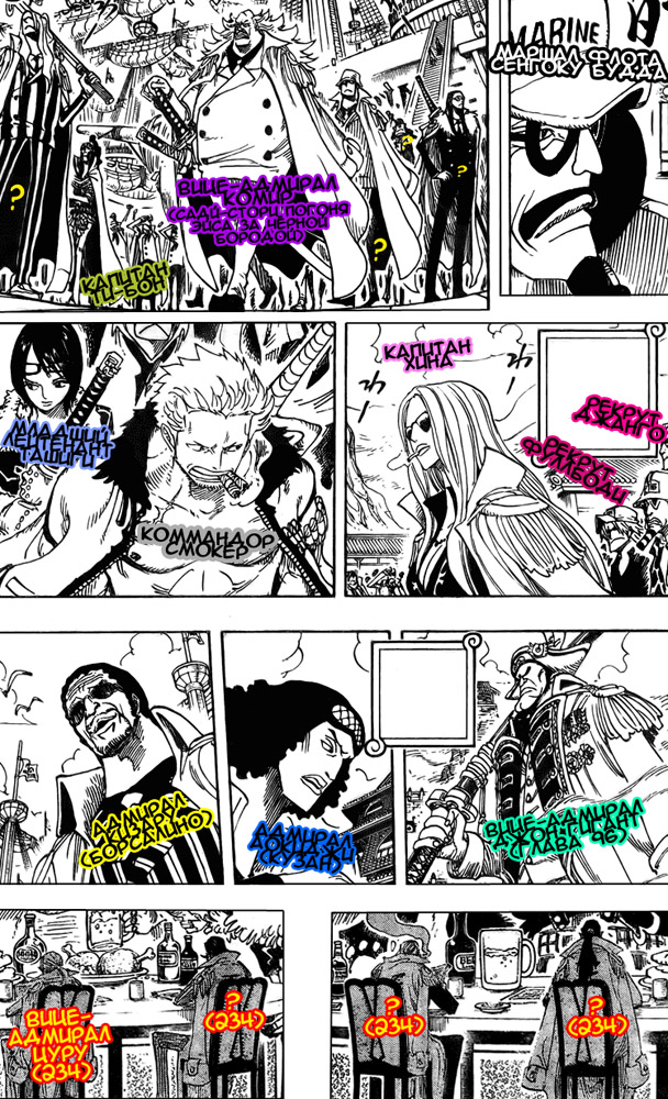 Страница 19 главы 524 манги Ван Пис / One Piece