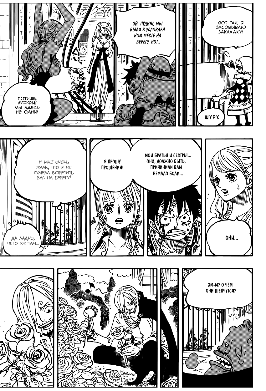 Страница 17 главы 848 манги Ван Пис / One Piece