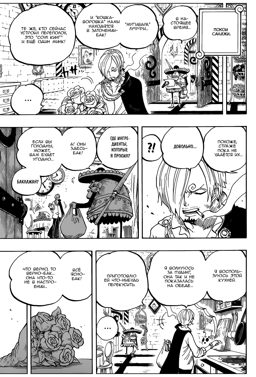 Страница 13 главы 849 манги Ван Пис / One Piece