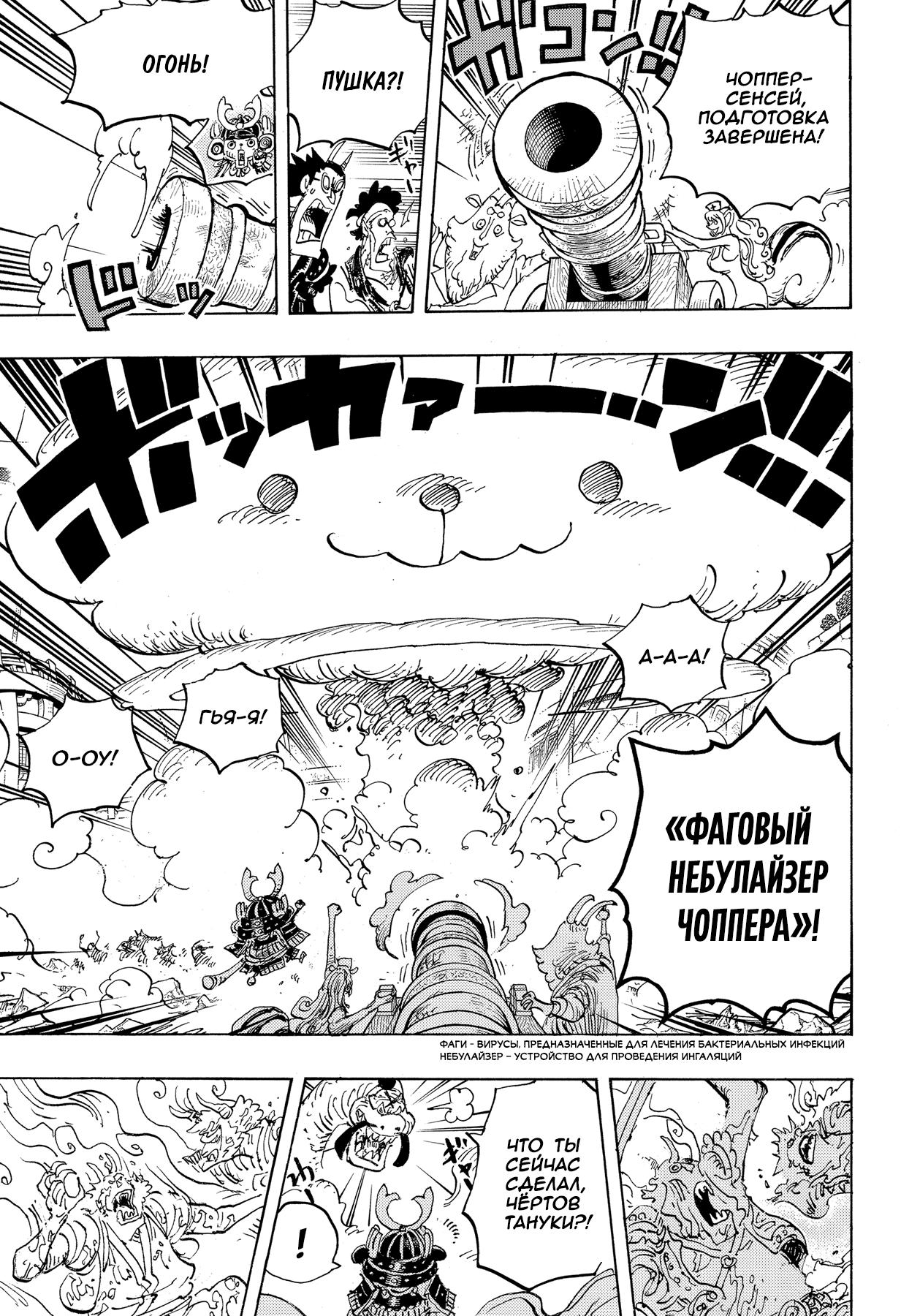 Страница 9 главы 1007 манги Ван Пис / One Piece