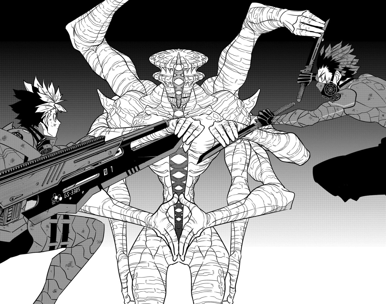 Страница 23 главы 116 манги Кайдзю No. 8 / Kaiju No. 8