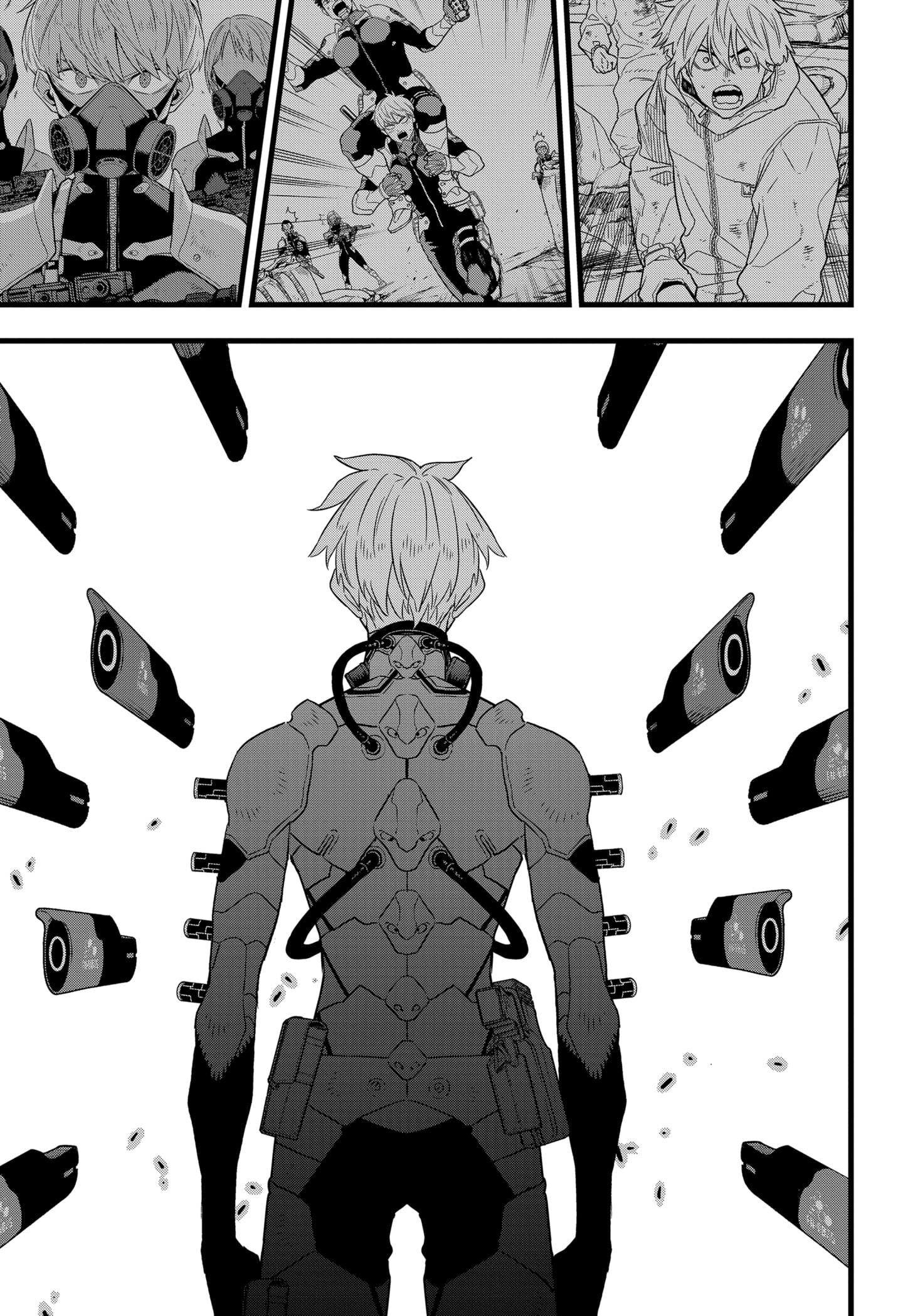 Страница 20 главы 100 манги Кайдзю No. 8 / Kaiju No. 8