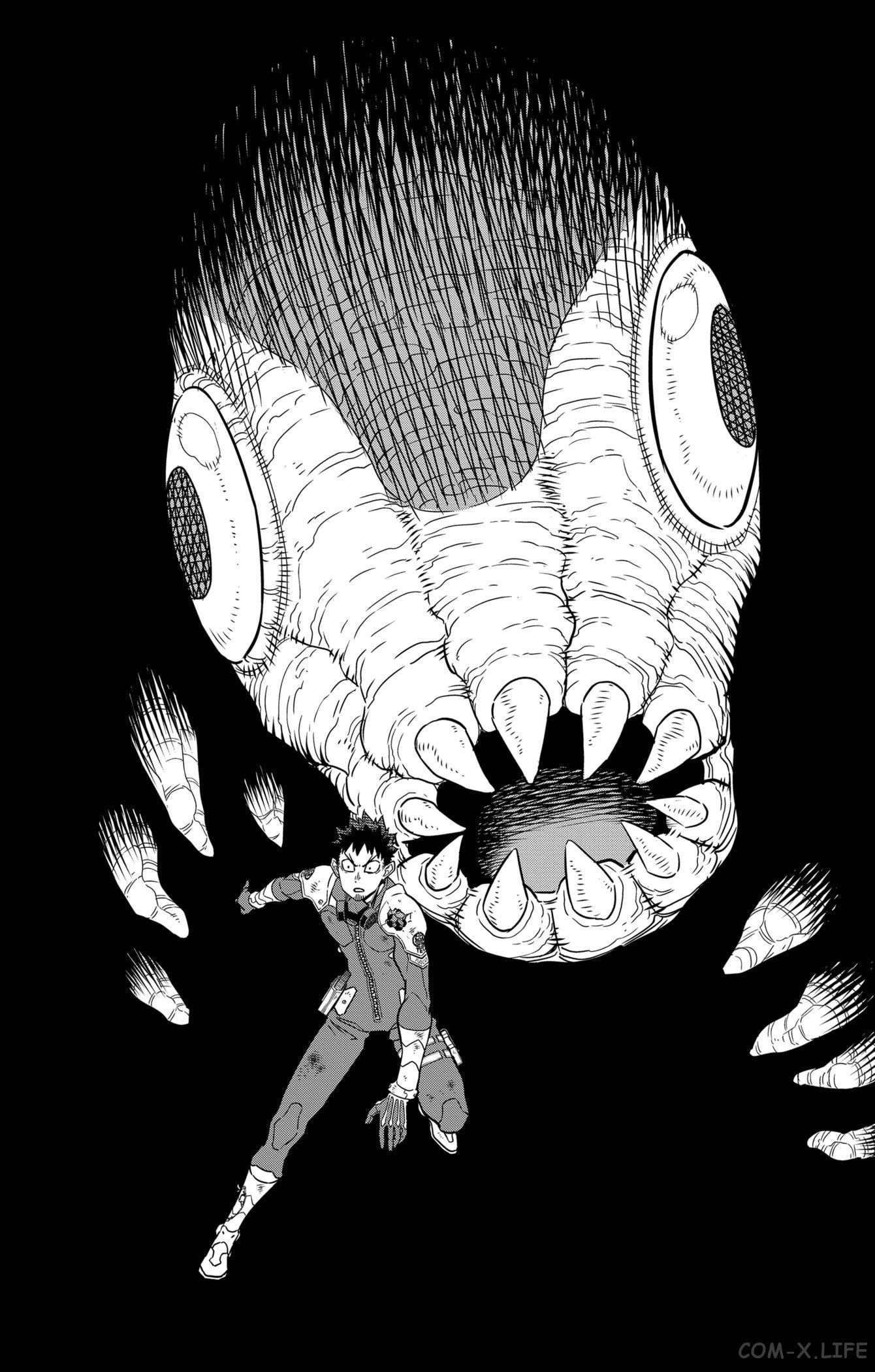 Страница 8 главы 45 манги Кайдзю No. 8 / Kaiju No. 8