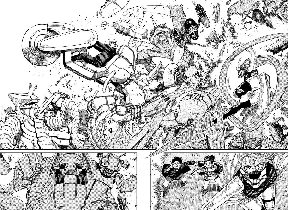 Страница 17 главы 114 манги Дандадан / Dandadan