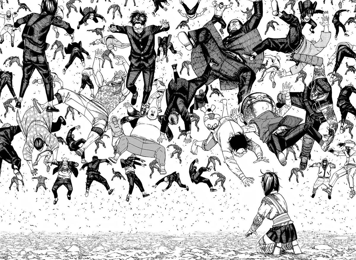 Страница 16 главы 158 манги Дандадан / Dandadan