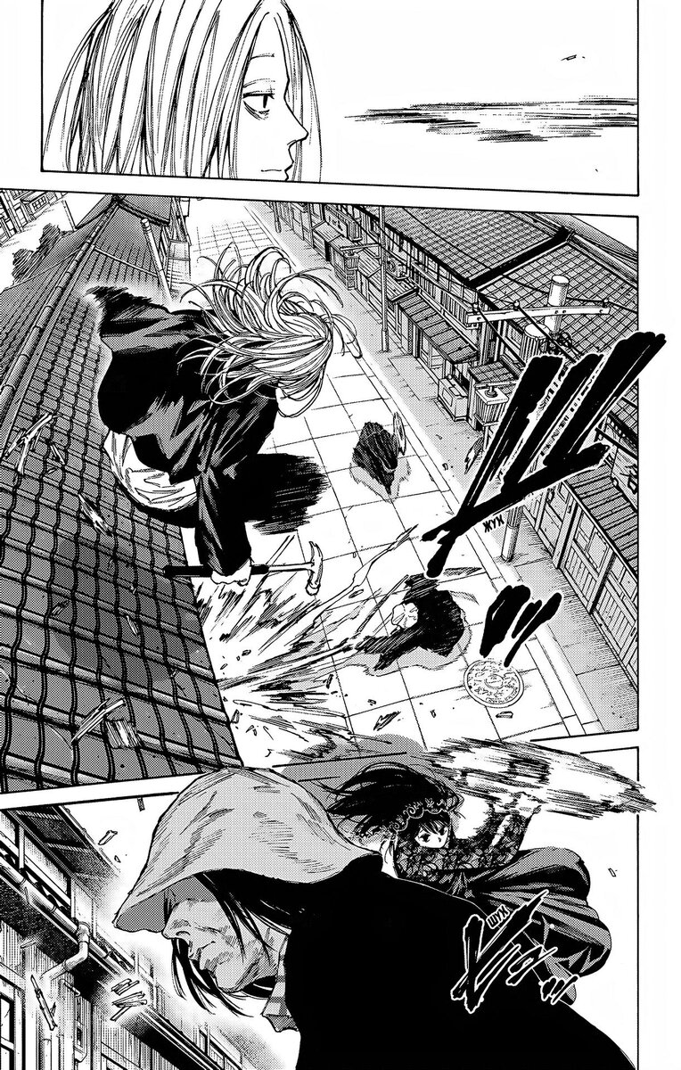 Страница 4 главы 97 манги Дни Сакамото / Sakamoto Days