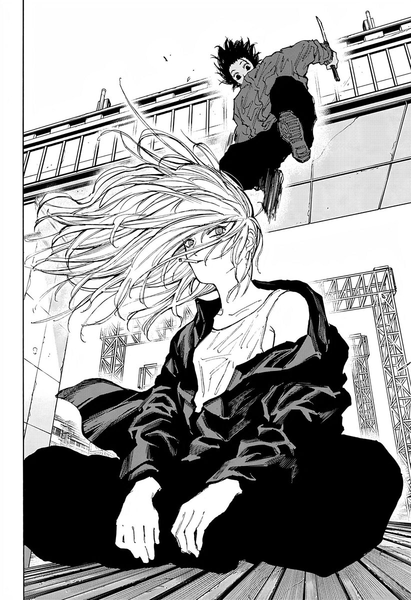 Страница 6 главы 107 манги Дни Сакамото / Sakamoto Days