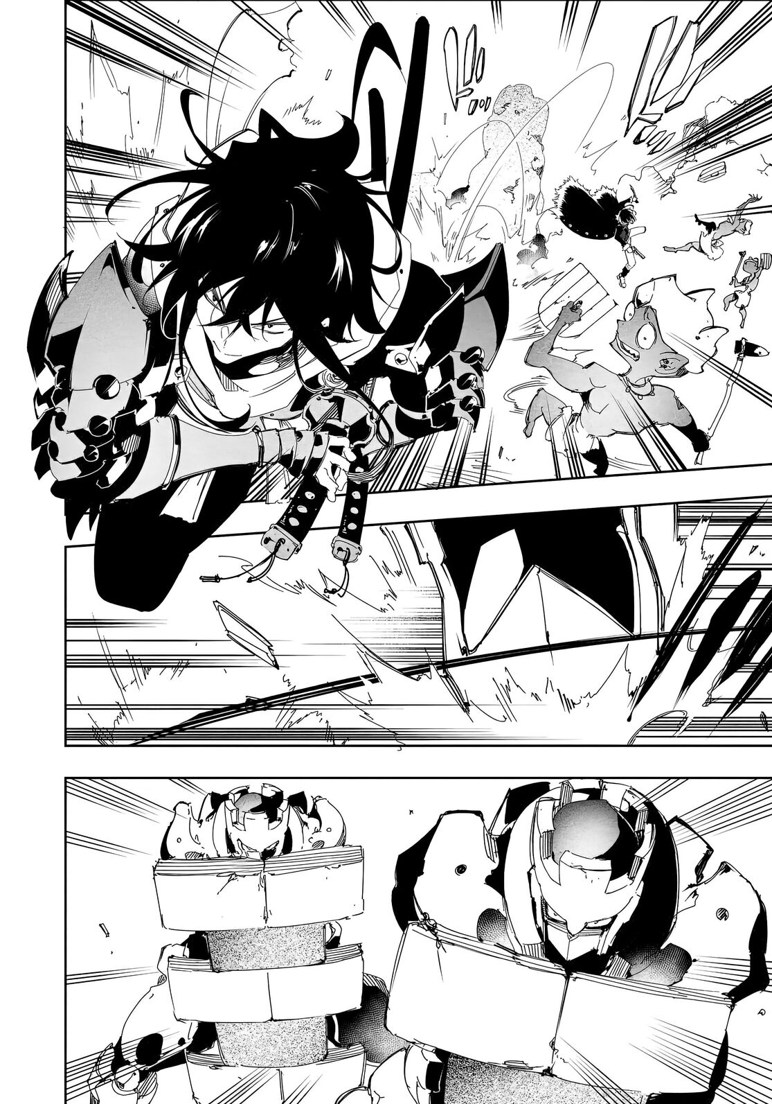 Страница 8 главы 28 манги Самый известный Диктор создаёт Самый Великий в мире клан / Saikyou no Shien-shoku "Wajutsushi" Dearu ore wa Sekai Saikyou Kuran o Shitagaeru