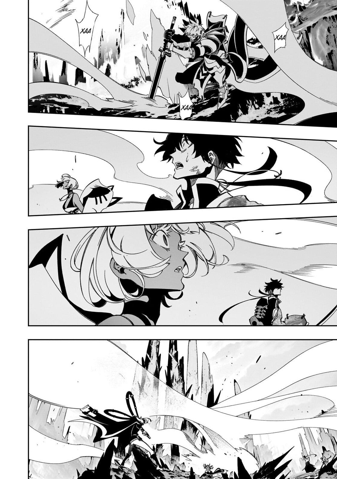 Страница 32 главы 42 манги Самый известный Диктор создаёт Самый Великий в мире клан / Saikyou no Shien-shoku "Wajutsushi" Dearu ore wa Sekai Saikyou Kuran o Shitagaeru