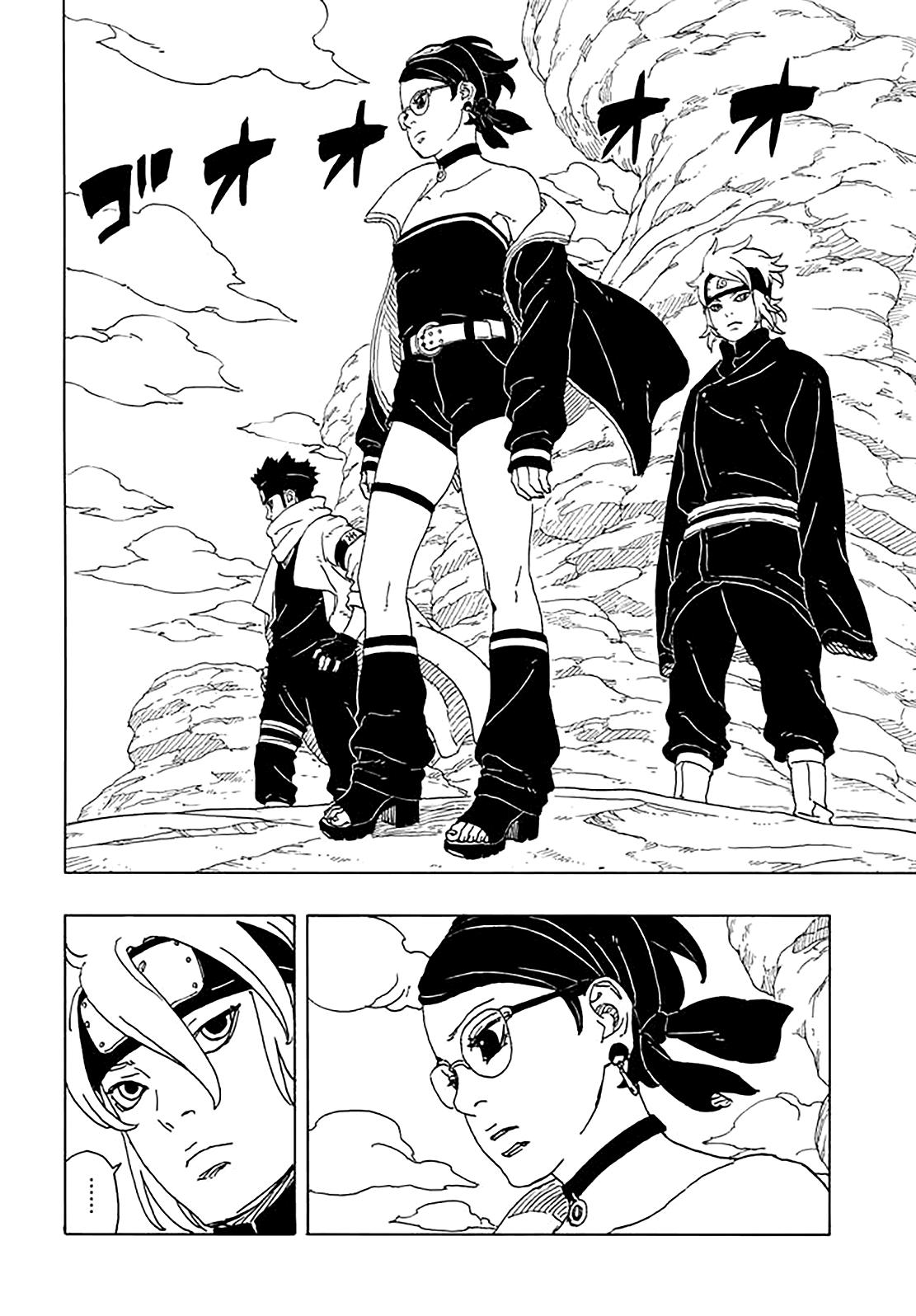 Страница 36 главы 16 манги Боруто: Два синих вихря / Boruto: Two Blue Vortex
