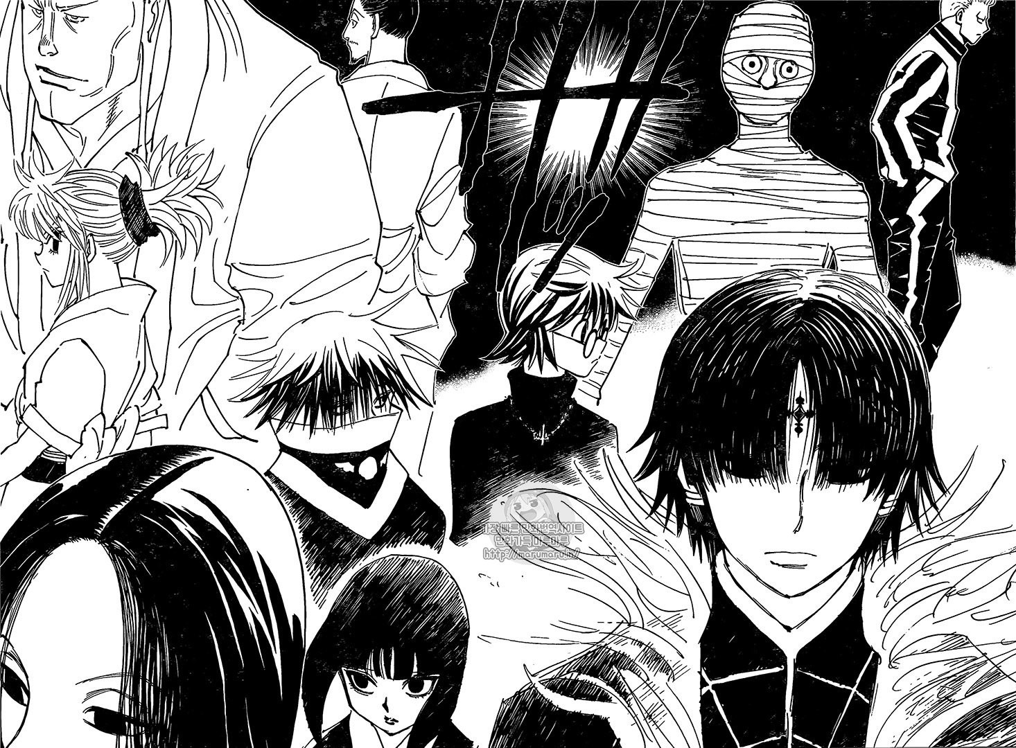 Страница 15 главы 377 манги Охотник х Охотник / Hunter x Hunter