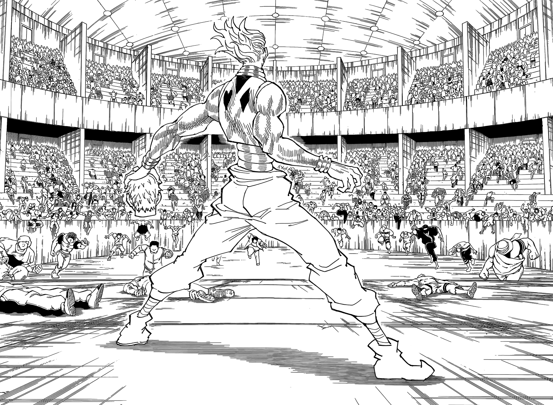 Страница 8 главы 355 манги Охотник х Охотник / Hunter x Hunter