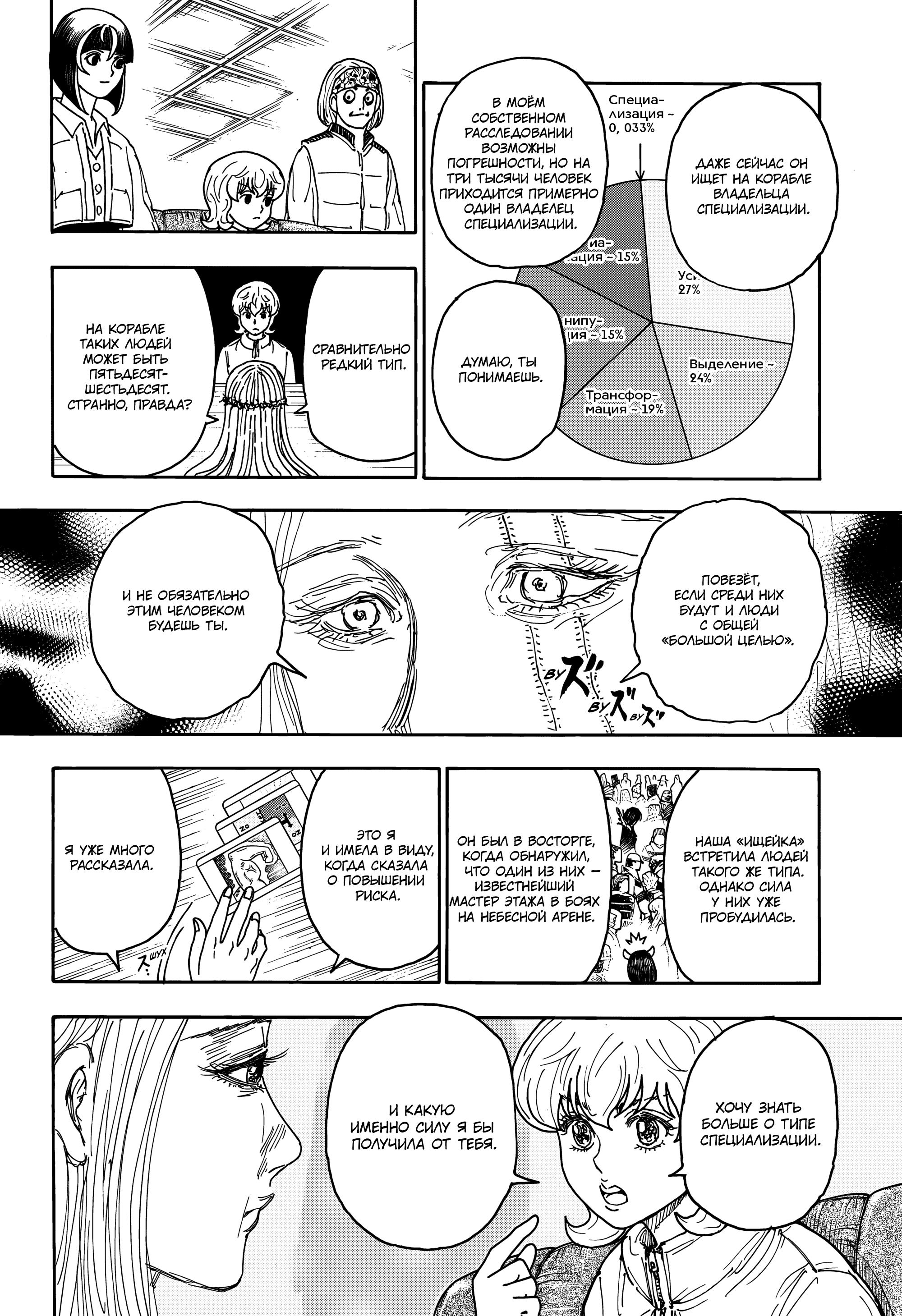 Страница 12 главы 408 манги Охотник х Охотник / Hunter x Hunter