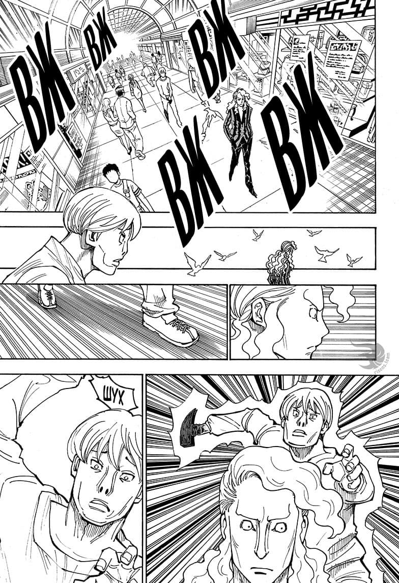 Страница 13 главы 391 манги Охотник х Охотник / Hunter x Hunter