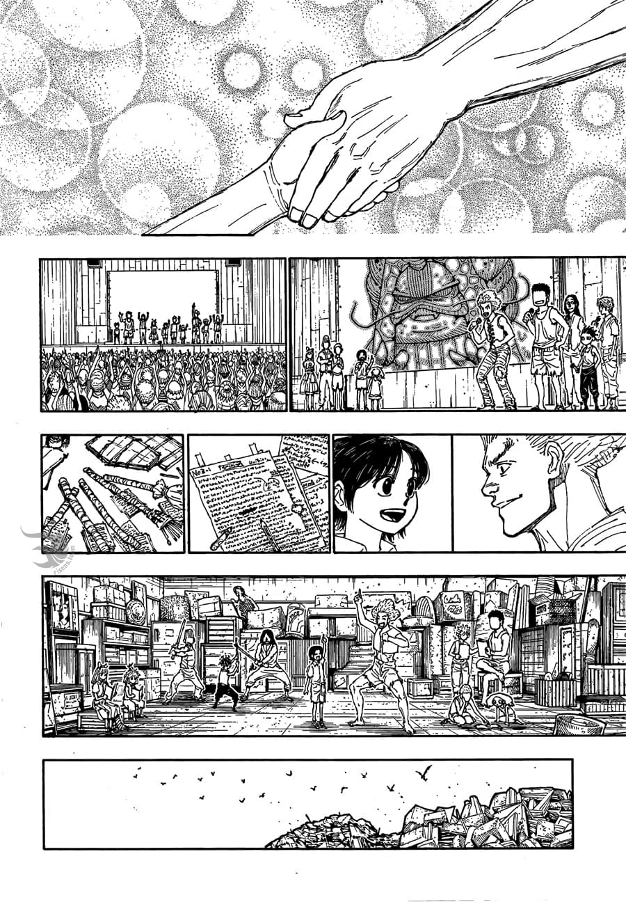 Страница 17 главы 396 манги Охотник х Охотник / Hunter x Hunter