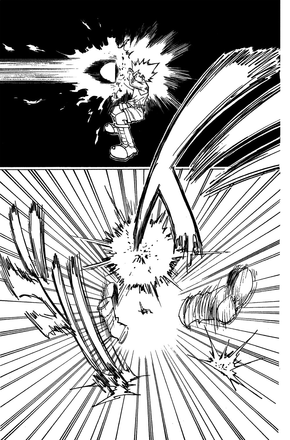 Страница 10 главы 163 манги Охотник х Охотник / Hunter x Hunter