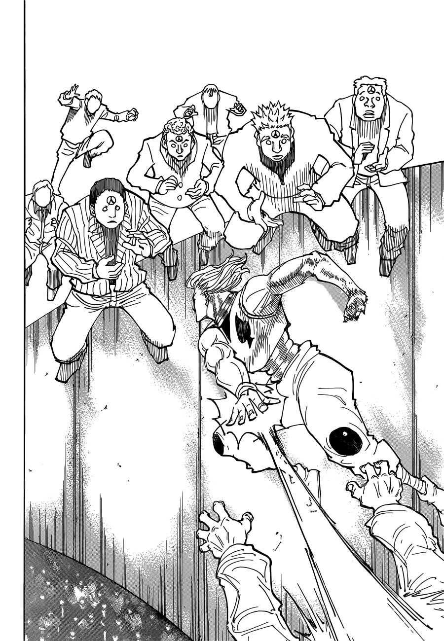 Страница 10 главы 356 манги Охотник х Охотник / Hunter x Hunter