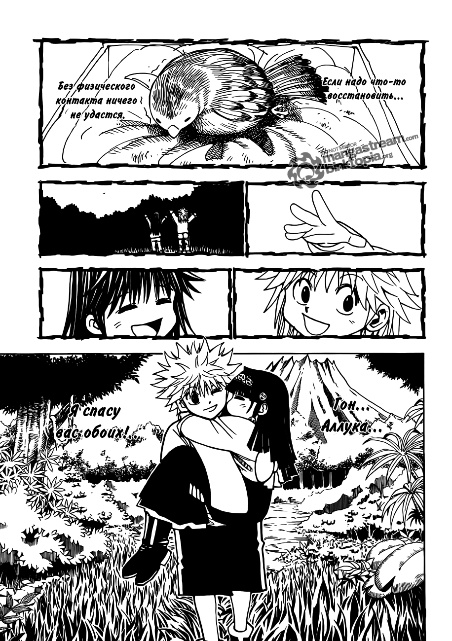 Страница 10 главы 324 манги Охотник х Охотник / Hunter x Hunter