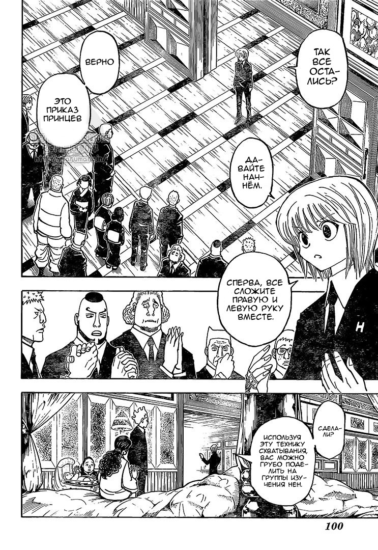 Страница 9 главы 371 манги Охотник х Охотник / Hunter x Hunter