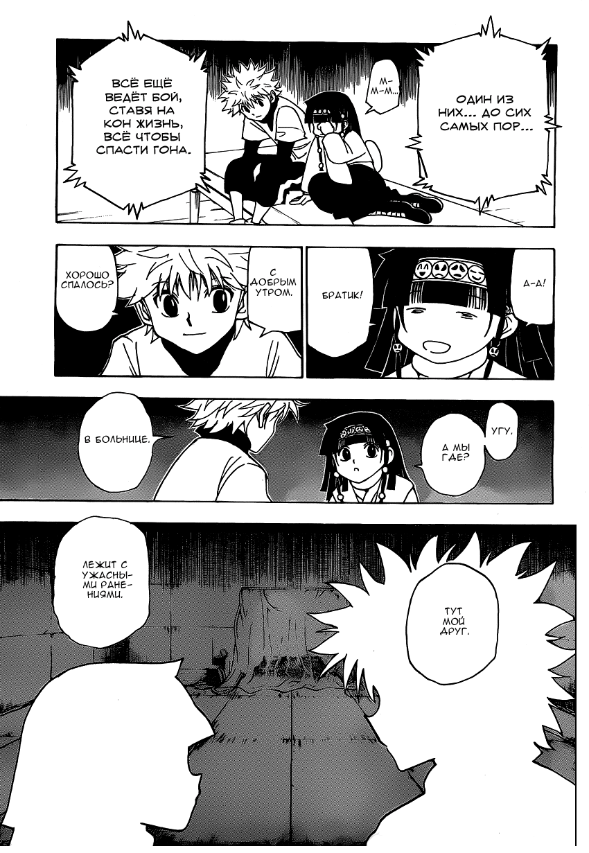 Страница 10 главы 332 манги Охотник х Охотник / Hunter x Hunter