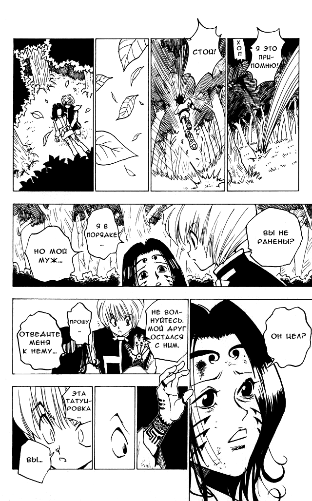 Страница 12 главы 4 манги Охотник х Охотник / Hunter x Hunter